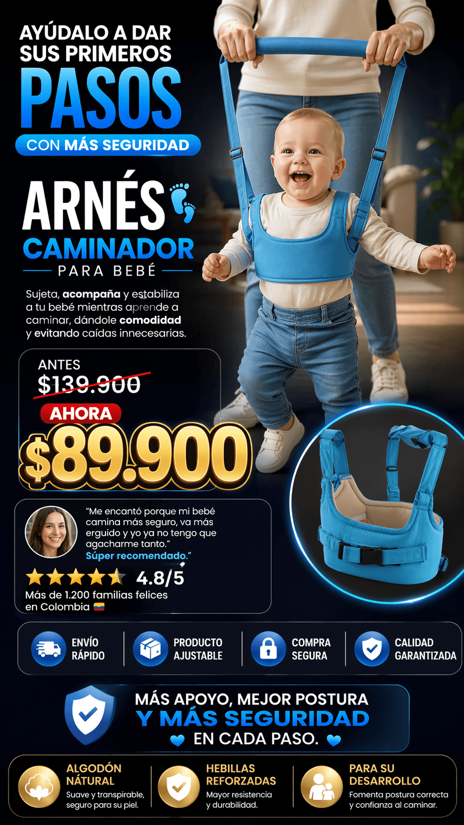 SafeSteps - Arnes Para bebes
