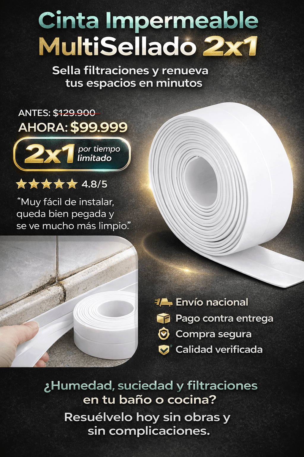 Centa Impermeable MultiSellado 2x1