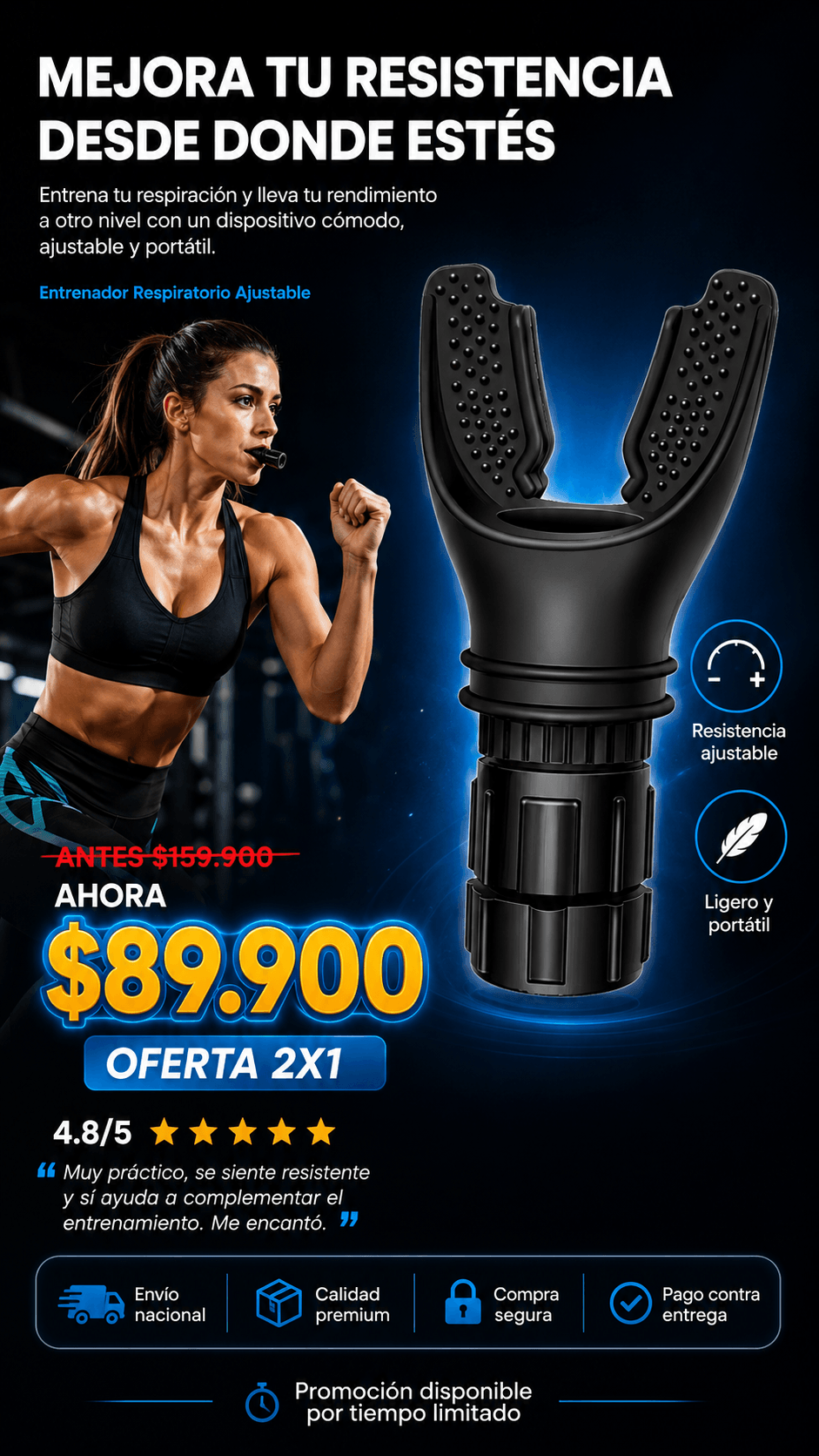 Entrenador Pulmonar 2x1