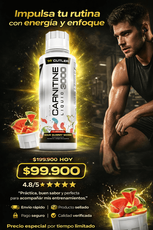 L-Carnitine Liquid 3000: impulsa tu rutina con energía y enfoque