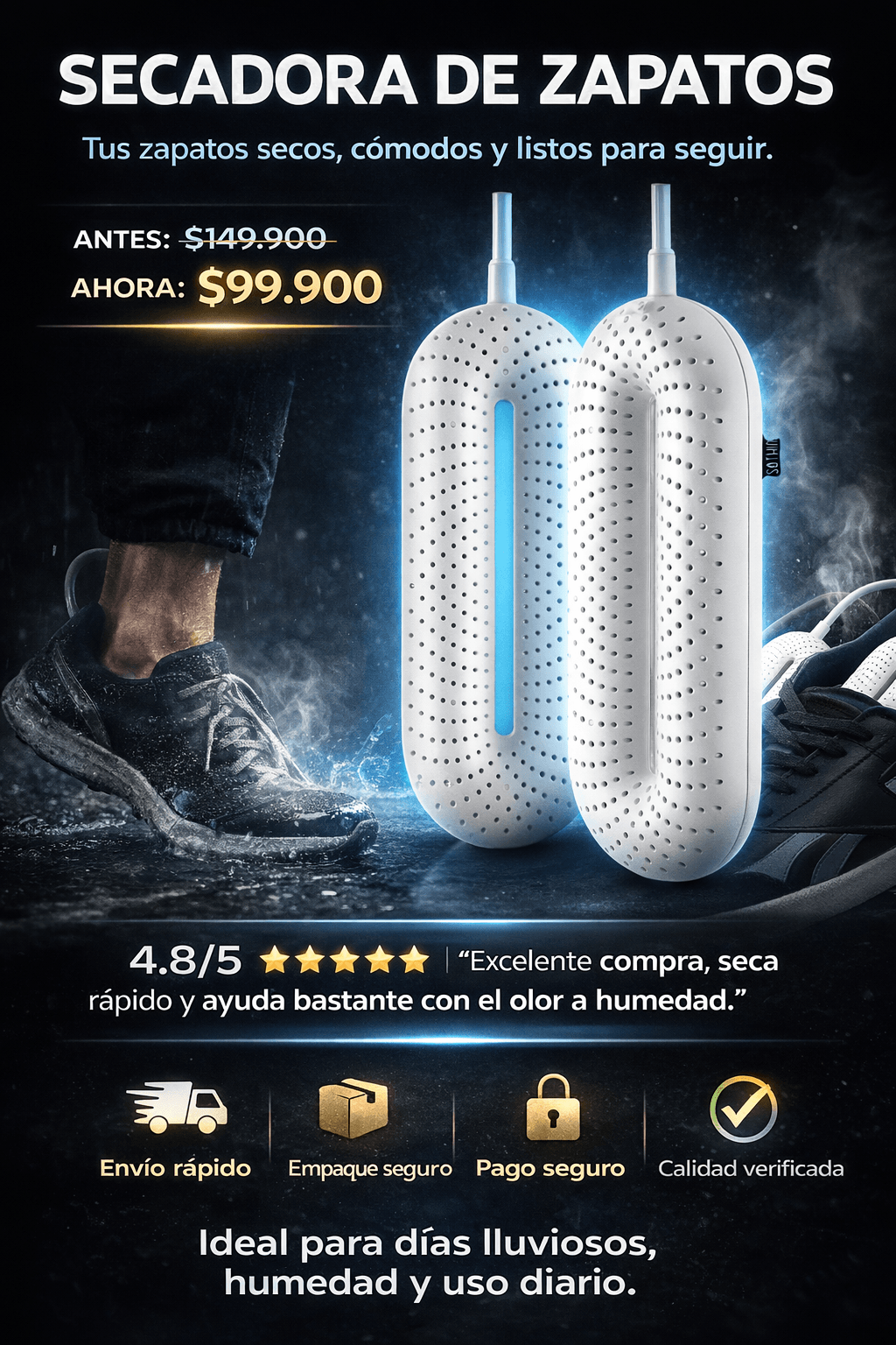 DryStep | Secadora de Zapatos importado 🇺🇸