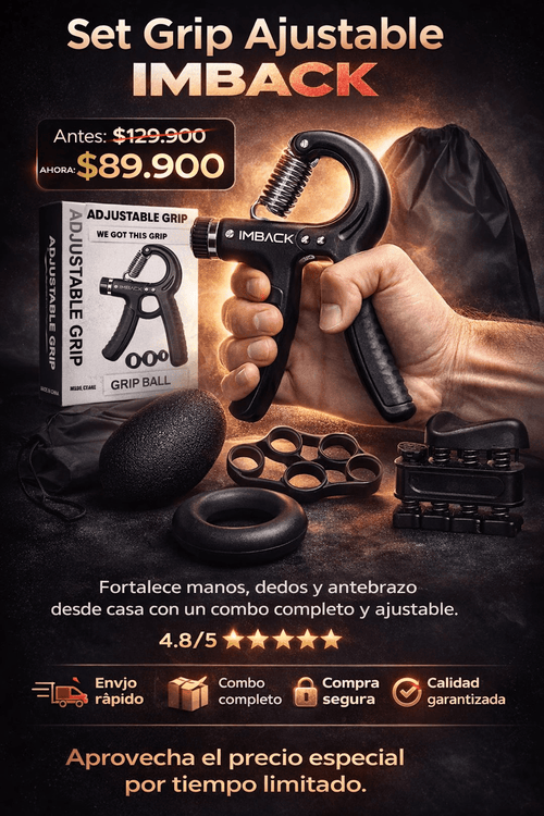 Set Hand Grip IMBACK Importado 🇺🇸