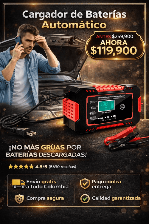 Cargador de Baterías Automatico