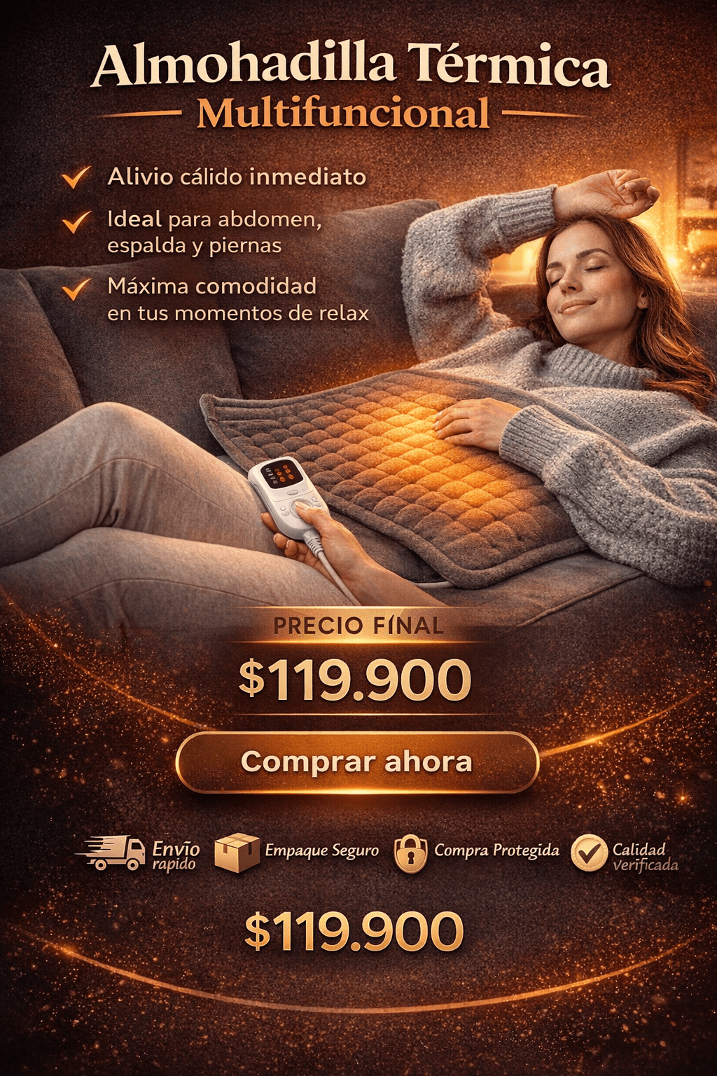 Almohadilla Termica Multifuncional Importada 🇺🇸