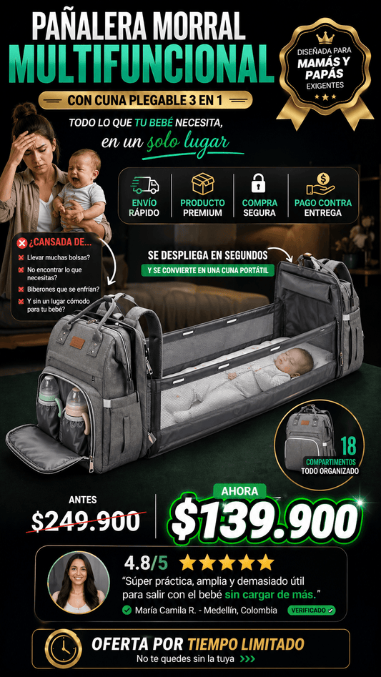 Bolso Pañalera Importado 🇺🇸