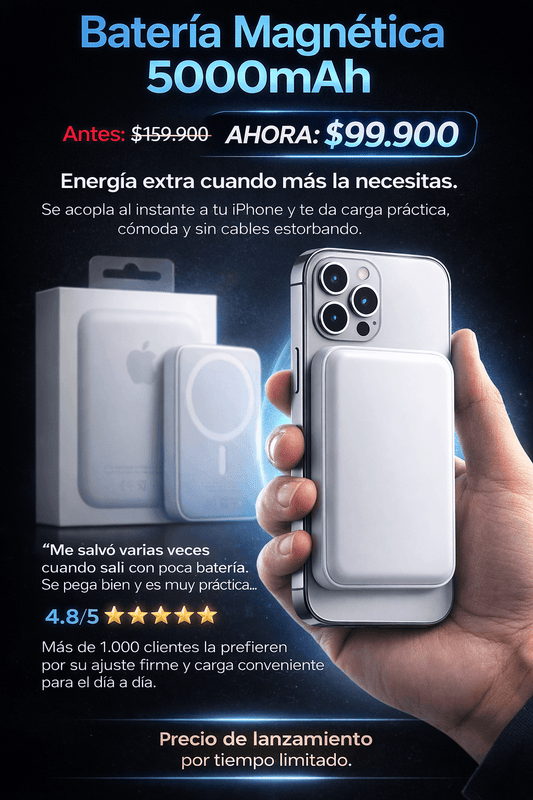 Batería Magnética de 5000mAh