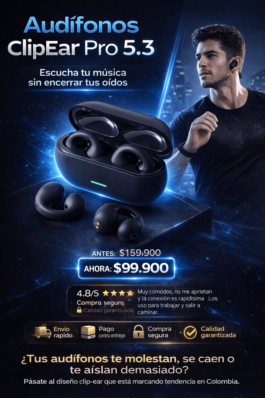 Audifonos ClipEar Pro 5.3