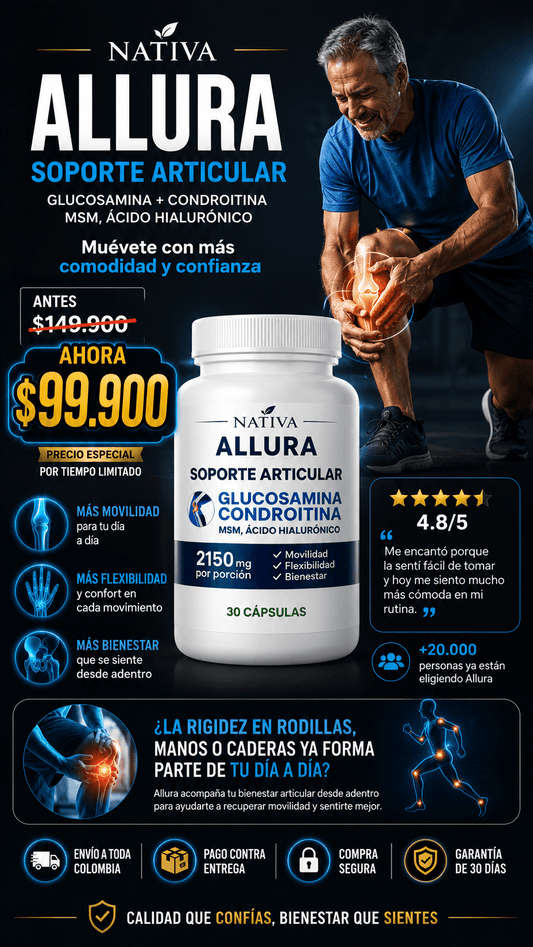 ALLURA: Capsulas de soporte articular