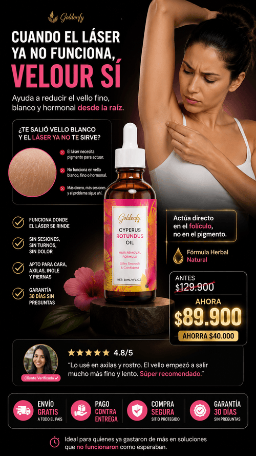 Cyperus Rotundus Oil 30 ml - Aceite Depilación Definitiva