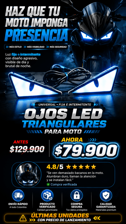 Ojos Led Para Moto