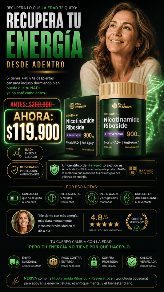 NAD+ Resveratrol: 900g de Vitalidad