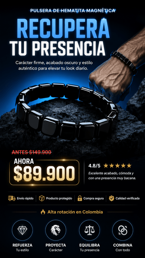 Pulsera Hora Hematita