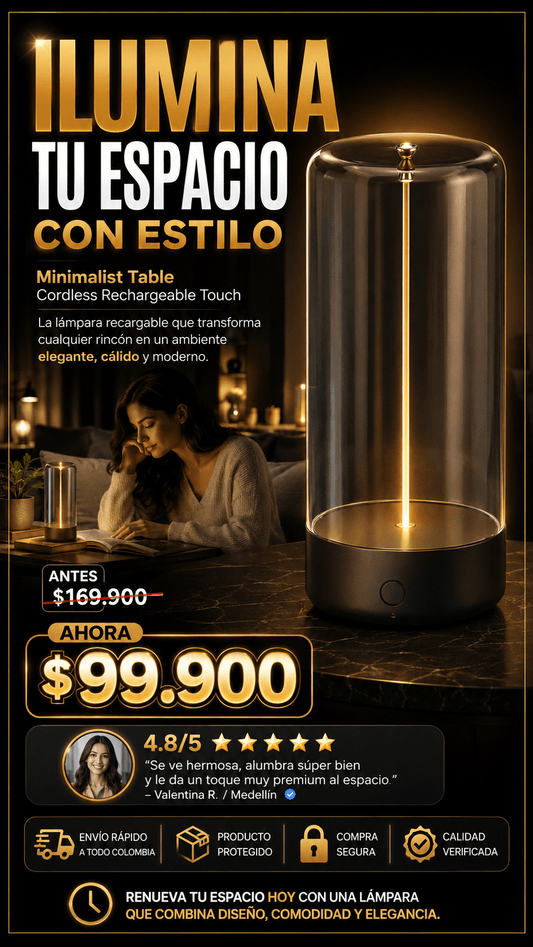 Lampara Tactil Magnetica