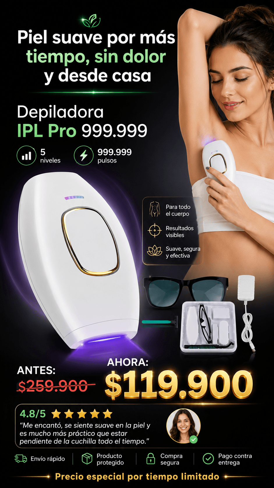 DEPILADORA LASER IPL