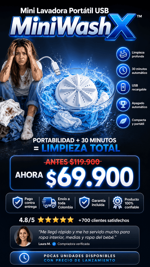 Mini Lavadora Portátil  Personal