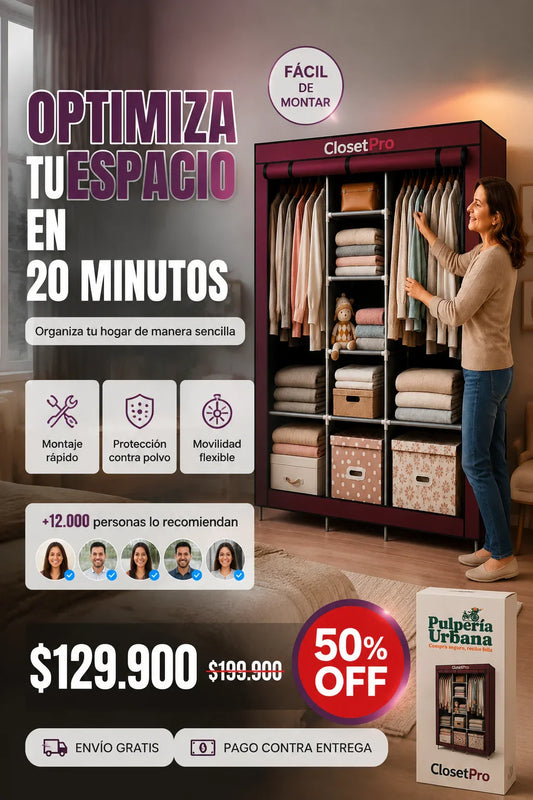 ClosetPro 3 Espacios Ultra grande