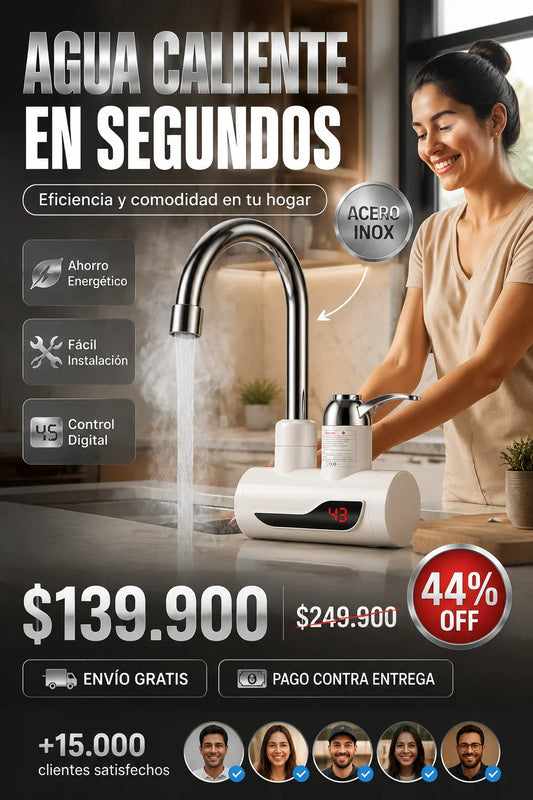 Grifo Inteligente Calentador de agua