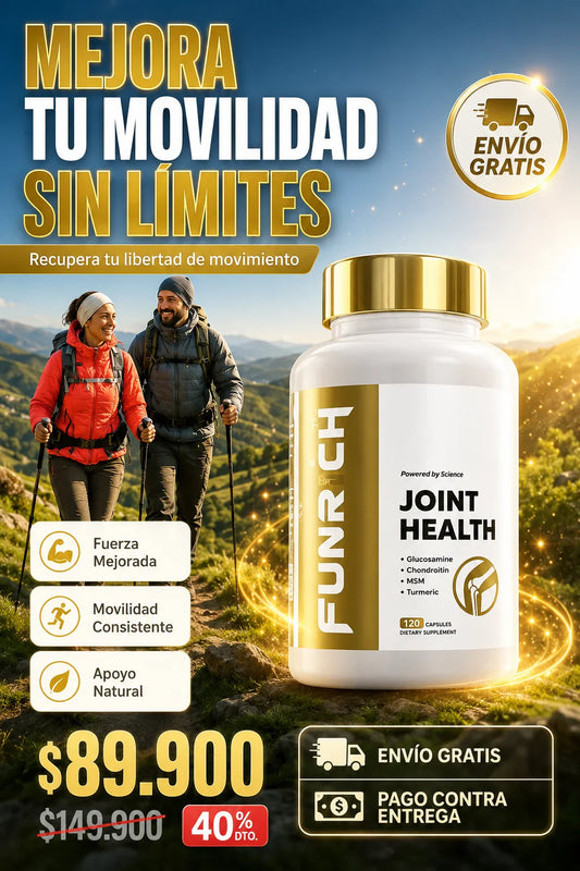 FUNRICH™ JOINT HEALTH -  ALIVIO DEL DOLOR DE FORMA DEFINITIVA | ENVÍO GRATIS