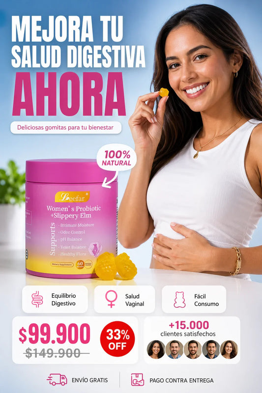 Gomitas Probióticas Femeninas Jugosas LEEFAR