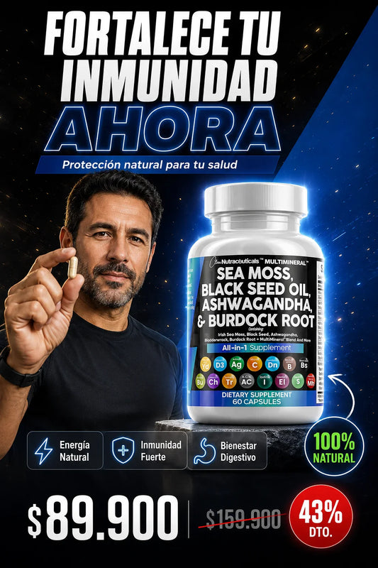 Sea Moss Black Seed Oil Ashwagandha